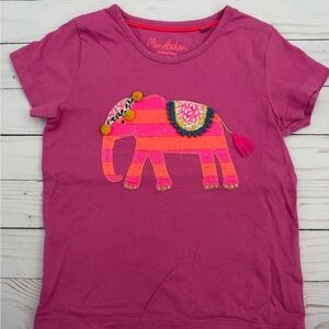 Mini Boden Fuchsia Elephant Tee